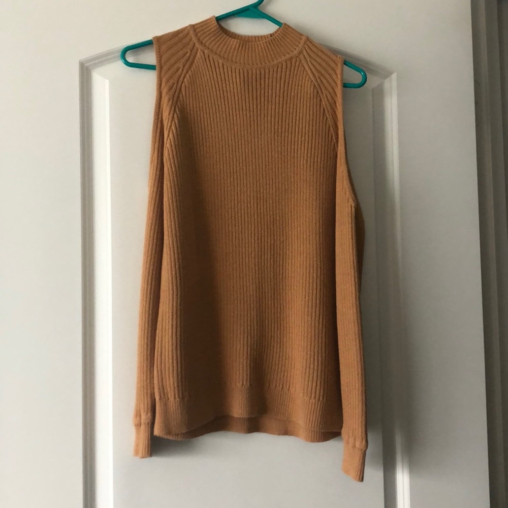 Off-the-shoulder sweater